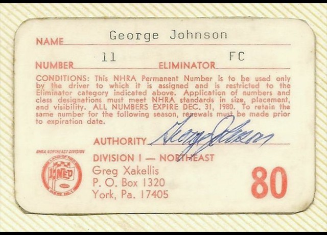 George Compeition Number 1980