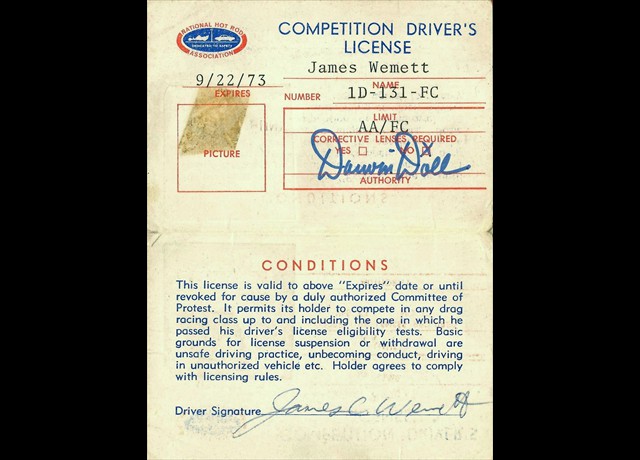 Jim's Competition License 2