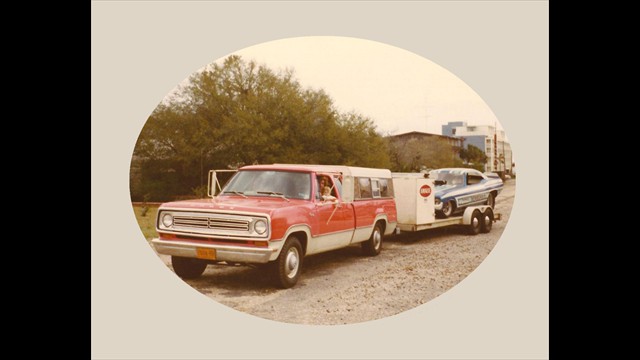 Cuda 09 on trailer 