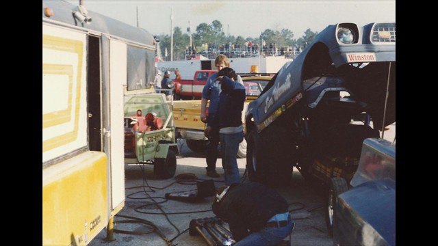 1978 Mustang 26 Gainesville pits 1 with Paul 'Torch' Le Sage