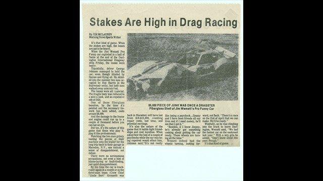 1979 Darliington Jim's car newsclipping