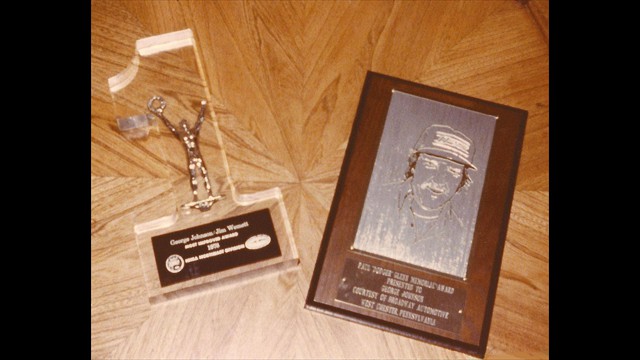 1979 NED  trophy and Dodger Glenn Memorial